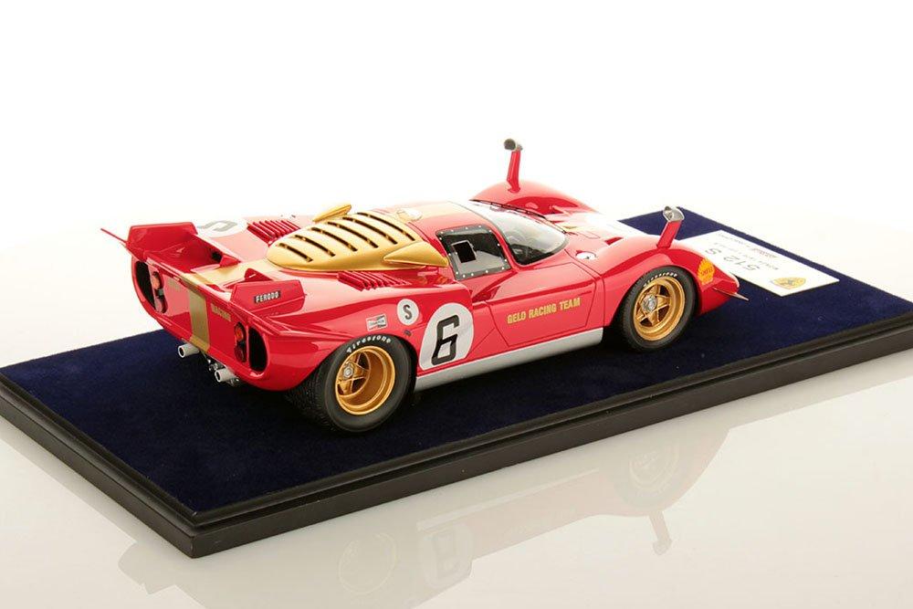 LOOKSMART scale finished Ferrari 512S Daytona 1970 Gelo Racing Team 1/18 model #6 LS18_08F