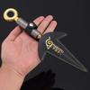3 Styles Namikaze Minato Weapon 23cm/9.84inch Rotatable The Art of Flying Thunder God Kunai Metal Craft Model Turn Ninja Toys