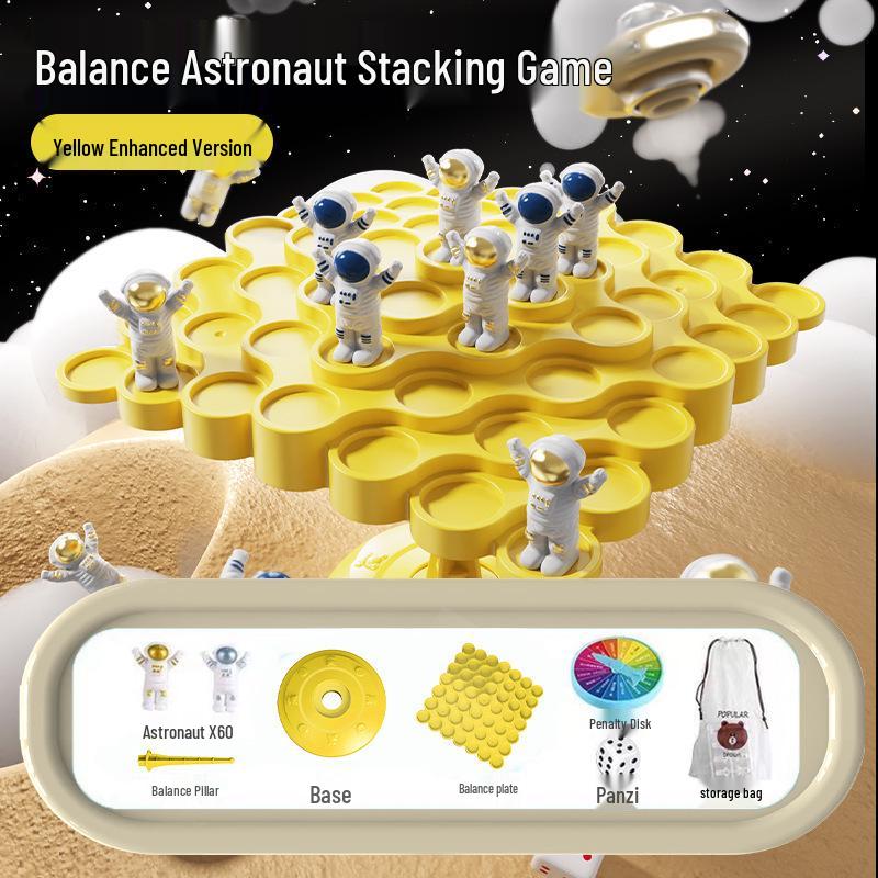 Astronaut Balance Tree: Focus Training & Brain Teaser Game for Children & Parent-Child Interaction.
