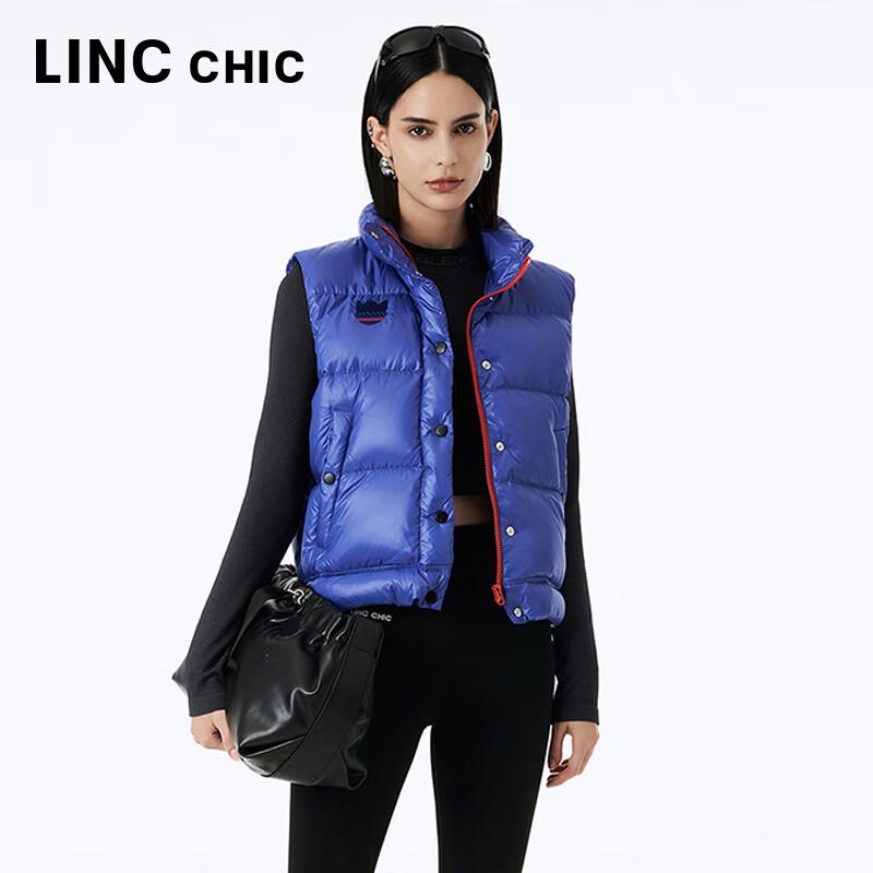 Jinyujie Women s 90% Duck Down Lightweight Stand Collar Vest S (Under 60kg)