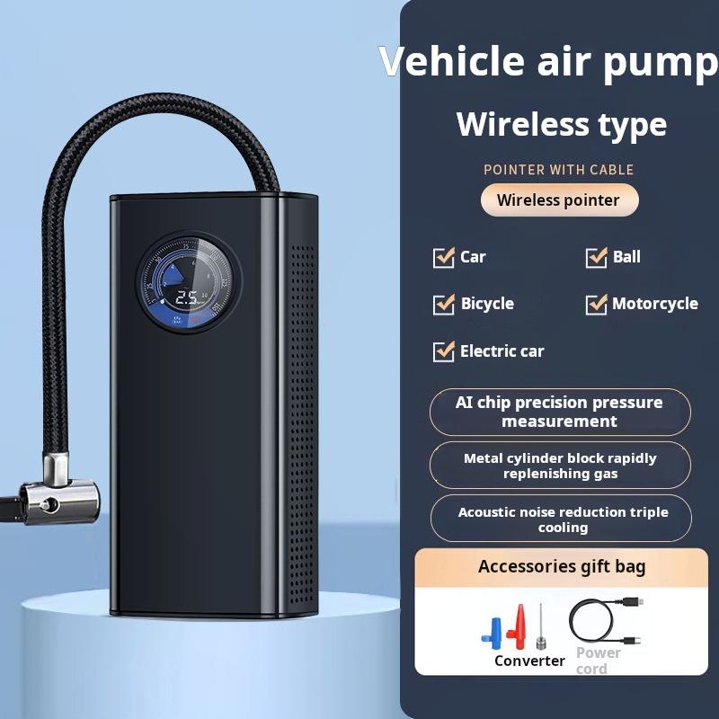 

150PSI Cordless Air Pump | Fast Inflation for Car/Motorcycle/Bike Tires | Overheat Protection &Portable Rechargeable