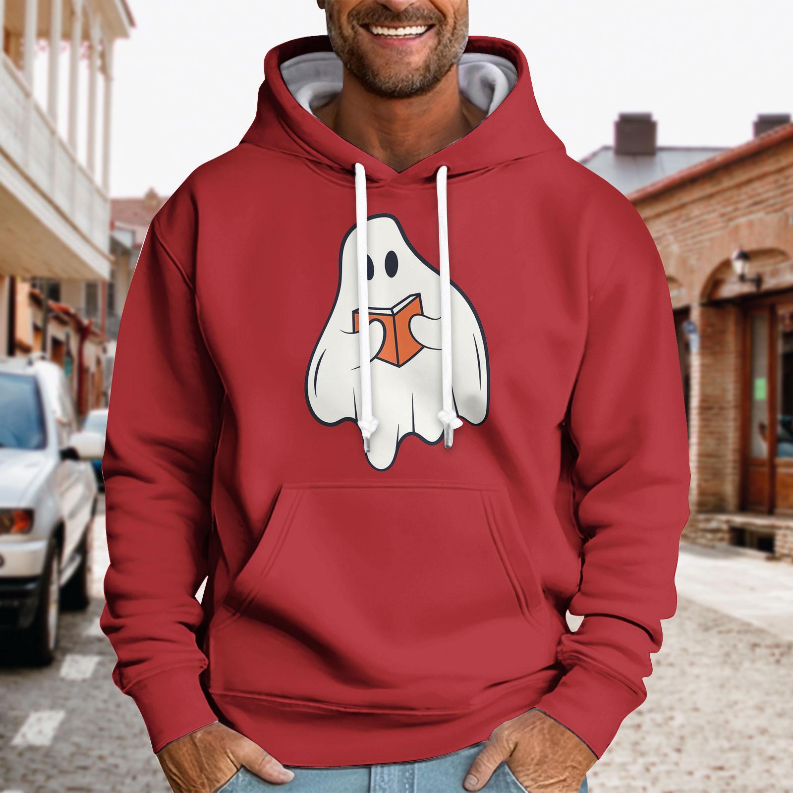 Спортивный костюм с капюшоном унисекс одежда для бега пуловер с длинными рукавами толстовка с капюшоном L красный 2269₽