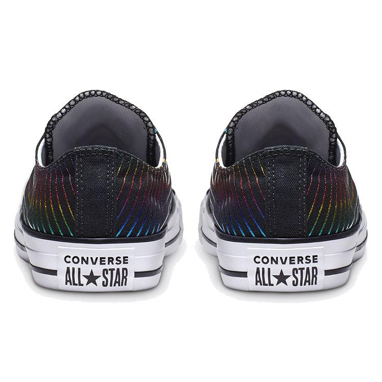 Converse Chuck Taylor All Star Exploding Star Low Top Canvas Shoes Women Sneakers Black 565439F