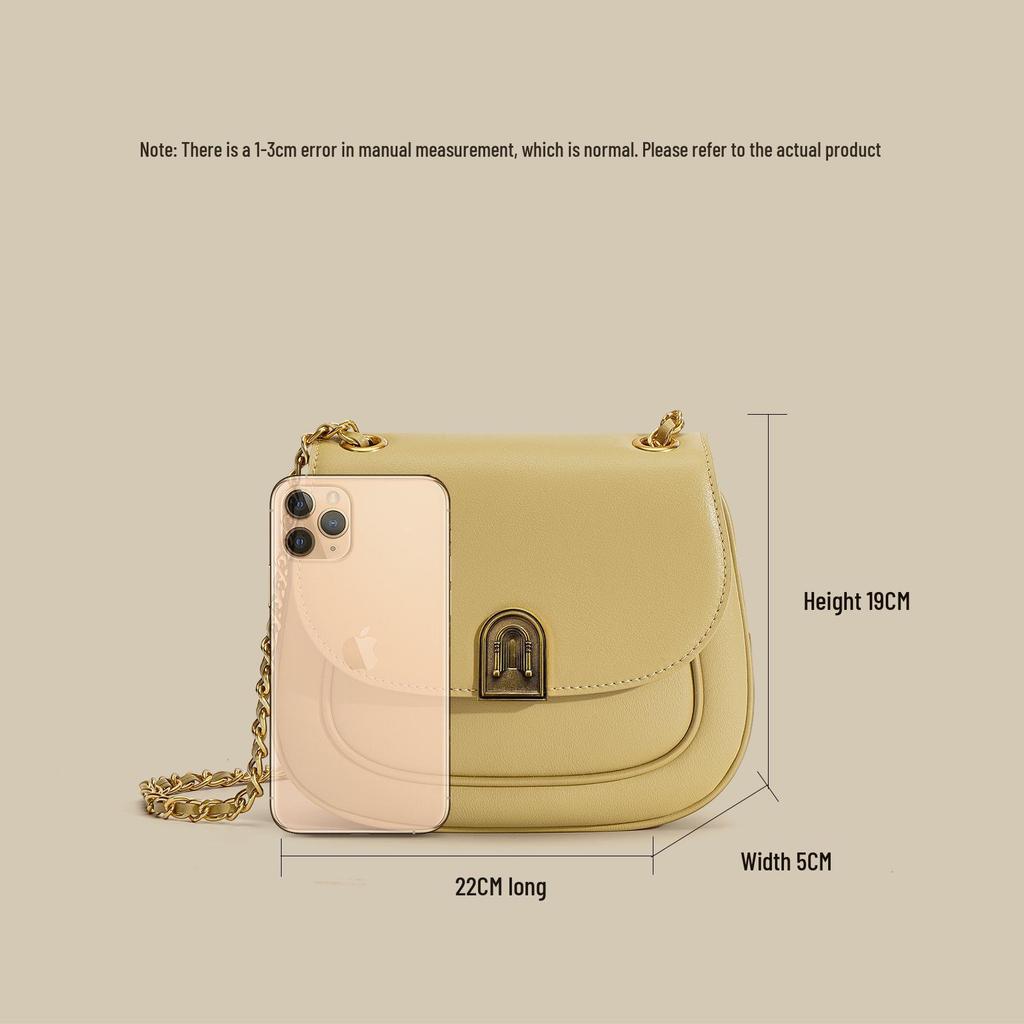 Sac de selle en cuir de vachette printemps 2025: Sac bandoulière et sac à bandoulière colorblock polyvalent