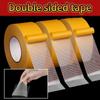 Strong Double Sided Tape Traceless Adhesive Translucent Mesh Base Tape Traceless Waterproof Fixation Mat Carpet Tapes