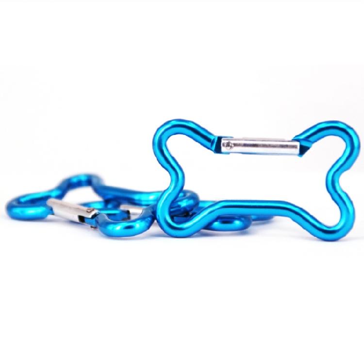 5Pcs Bone Shape Carabiner Clip Aluminum Alloy Hanging Carabiner Hook Spring Snap Hook Clip Outdoor Hiking Accessories