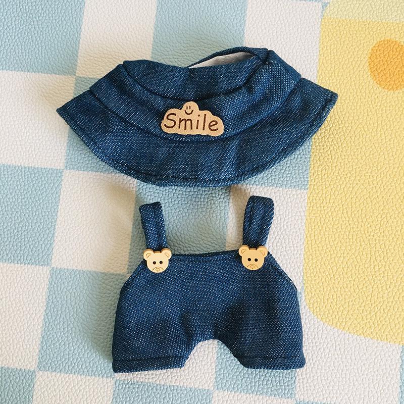 בגדי בובת קטיפה ויניל חמודה 17 ס"מ קופסה עיוורת - תליון LaBuBu שמלת אביזרים