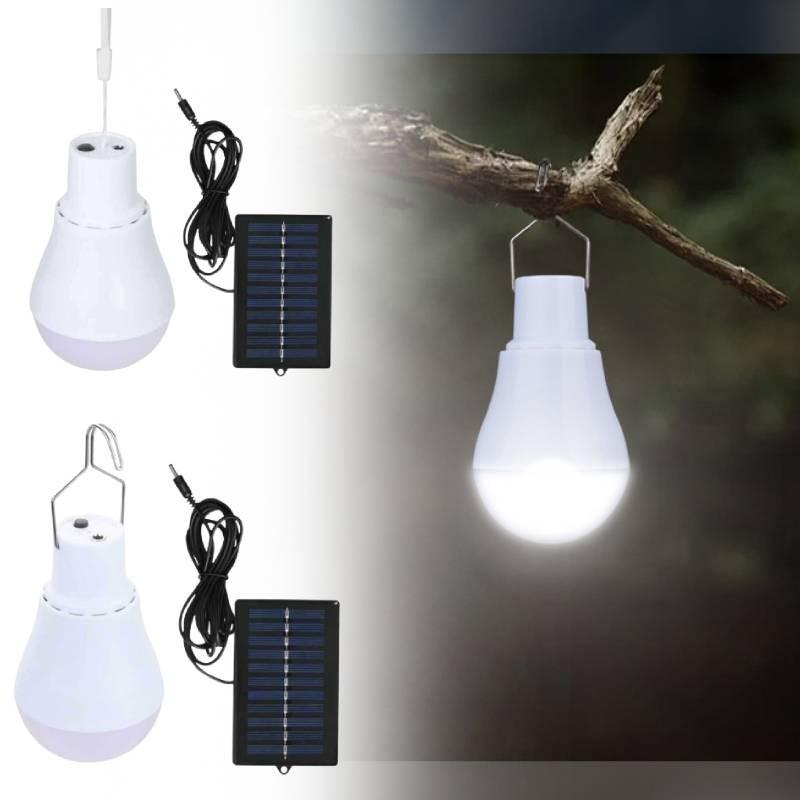Solar Rechargeable Light Hanging Camping Lamp Portable Outdoor Lantern Handheld