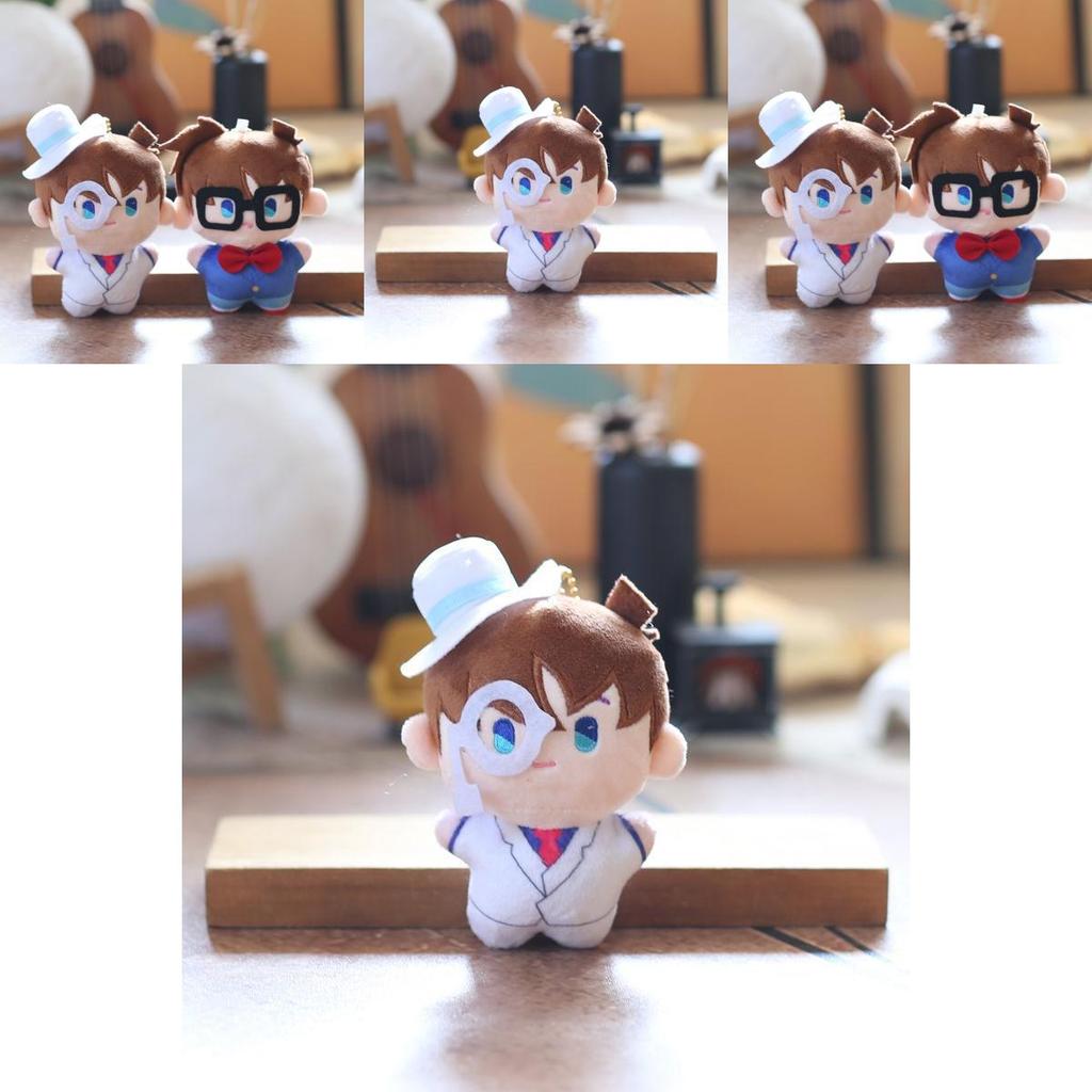 Detektiv Conan Kaitou Kid Plüsch Schlüsselanhänger Rucksackanhänger PP Baumwolle Anime Sammlerstück Geschenk für Fans
