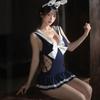 Sex Underwear Pure Desire School Bunny Uniform Free Open-file Swimsuit Women's Strap Onesie Skirt