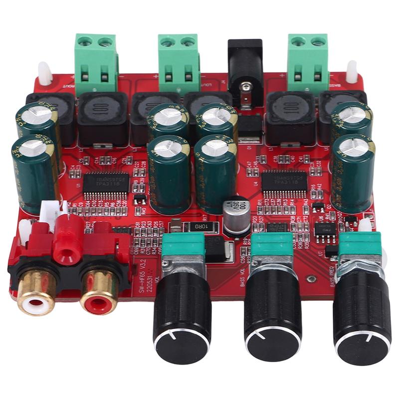 T35C TPA3118 Digital Power Amplifier Board 30W+30W+60W (Bass) High-Power 2.1-Channel Stereo Speaker Power Amplifier Board