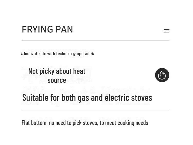 Stainless Steel Non-Stick Honeycomb Frying Pan for Steaks & Pancakes