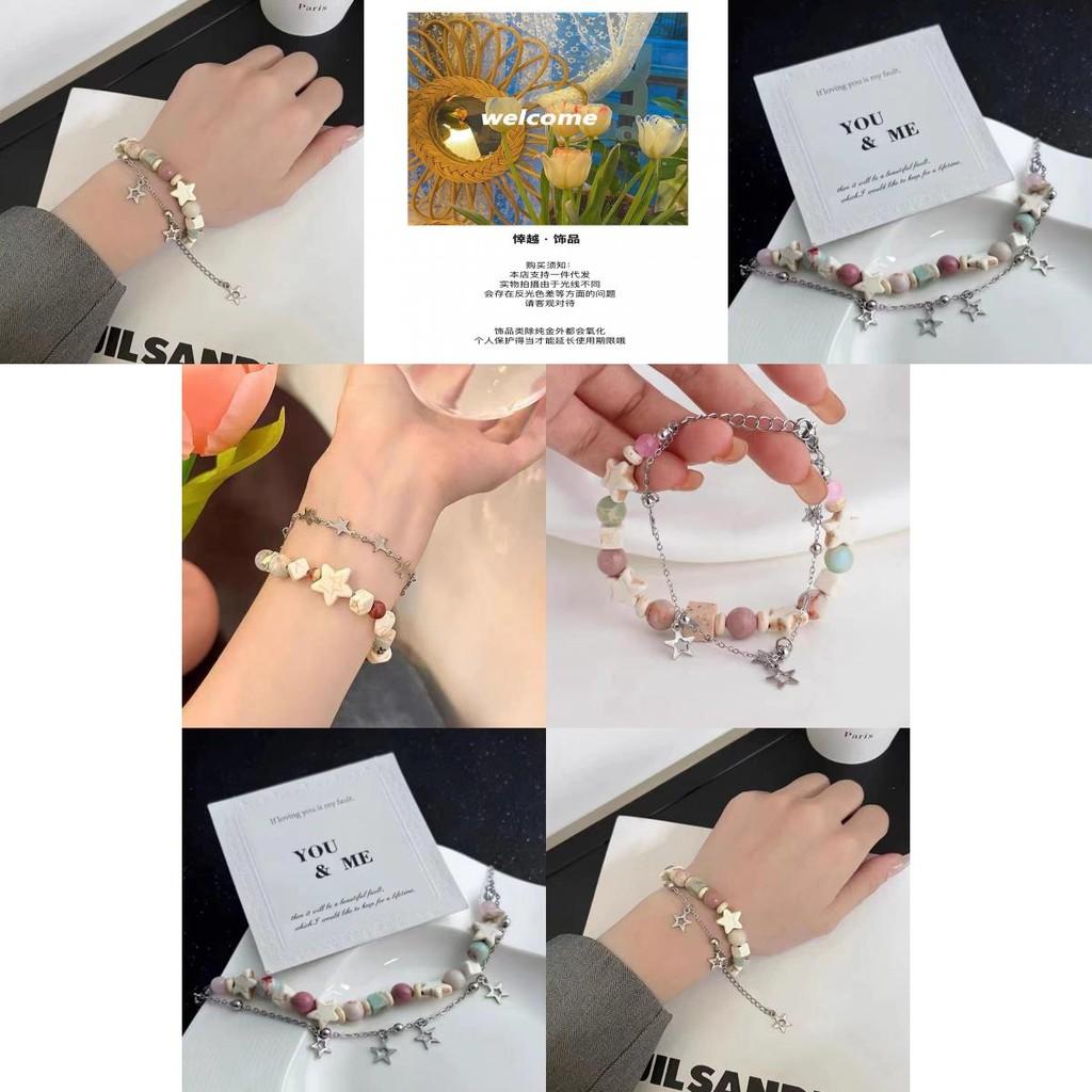 Trendy Alloy Star Bracelet For Women Unique Geometric Design Everyday Wear