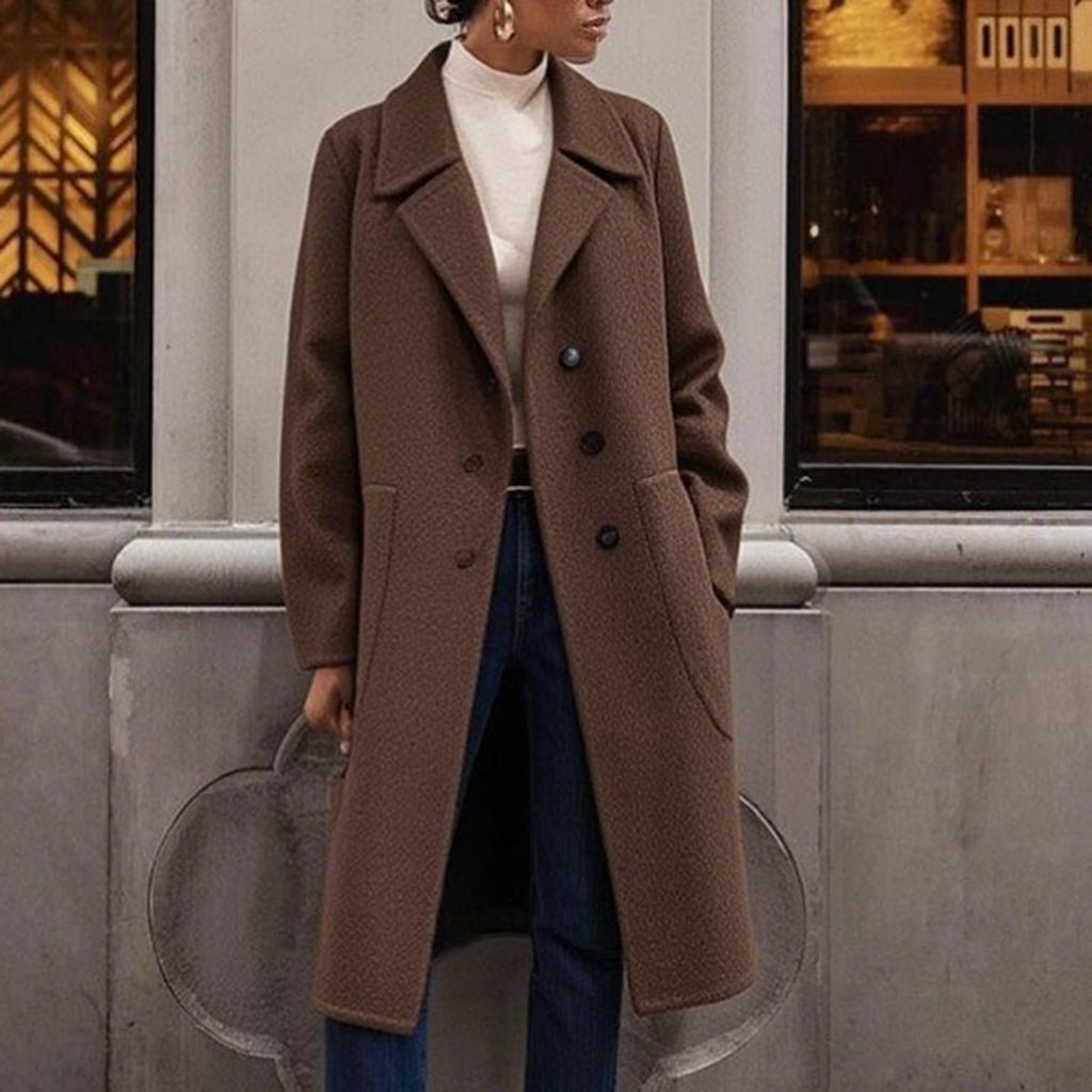 Women's Fashion Casual Solid-color Long-sleeved Cardigan Jacket