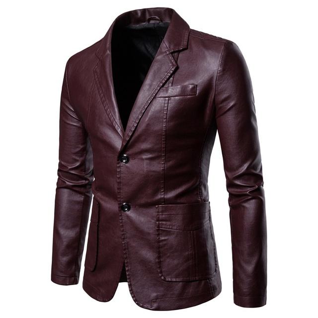 Mens Jackets Autumn and Winter Warm Coat Fashion Leather Jacket Men Clothing Jacket for Men Luxury
