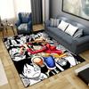 Tappeto con Stampa Pirata di Luffy Anime Tappeto di Grande Area Tappetino Antiscivolo Lavabile Camera da Letto Arredamento Casa LXR146