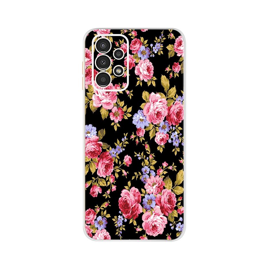 For Samsung Galaxy A13 4G Case Cute Cat Buttefly Soft Silicone Slim Fundas Phone Back Case For Samsung A13 A 13 GalaxyA13 Bumper