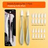 2 Stück Kunst Zeichen Wischer Messer + 20 Stück Waschbarer Pinsel Schwamm Highlight Künstler Zeichen Korrektur Detail Radierstift Stift Skizze Reinigungswerkzeuge