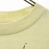 70s 80s Short Sleeve Single Stitch T-shirt Yellow Old Vintage Men's Used