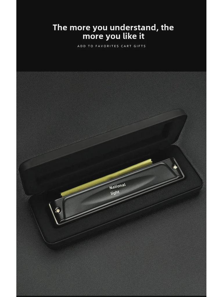 Guozhimeng Performance-Mundharmonika – 24/28 Löcher, Tonarten C/F/A/D/B, polyphones Modell