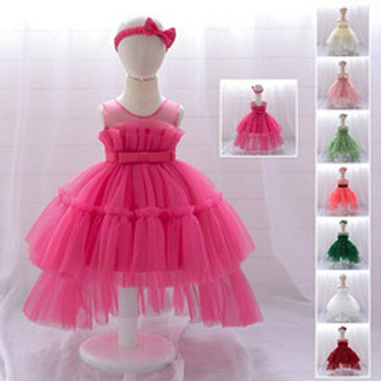 Sequin Tulle Party Dress for Baby Girls - Perfect for Birthdays & Banquets