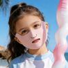 Open Nose Breathable Kids Full Face Mask Ice Silk Open Mouth Sunscreen Mask Jaw Wrapping Washable Half Face Cover Outdoor Sports