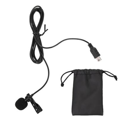 Mini USB Stereo External Microphone Professional Mic With Clip for GoPro Hero 3   3+   4