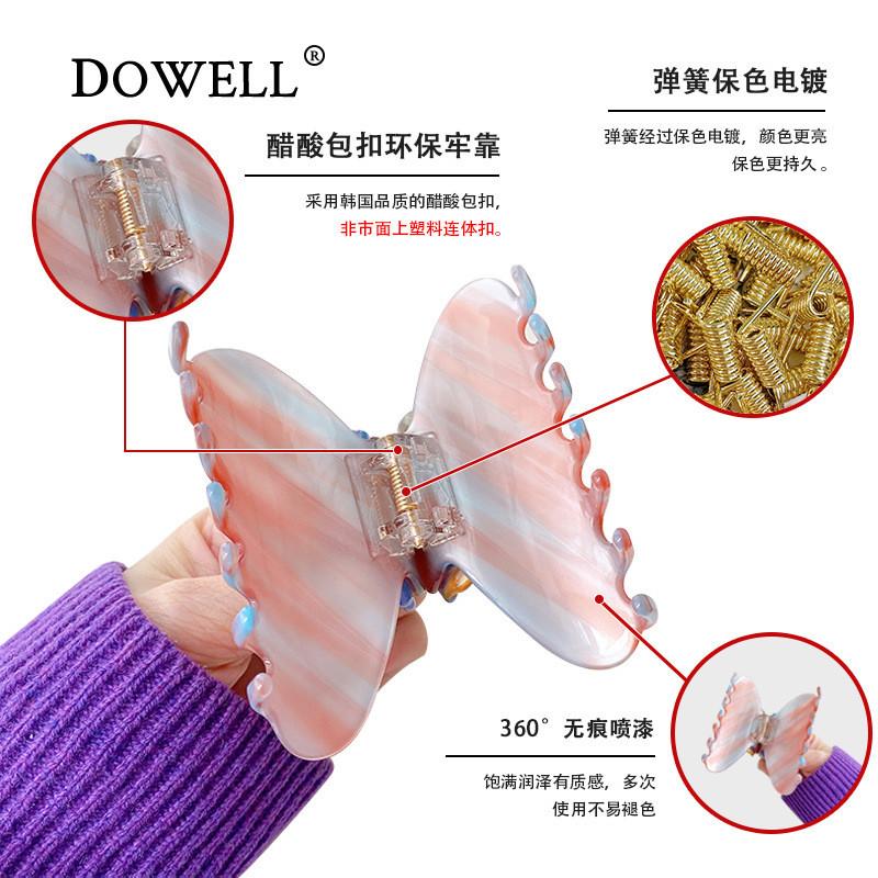 Premium Acetate Vintage Hair Claw Clip With Beautiful Gradient Color Patterns