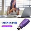 2/5x PS2 Male To USB Female Adapter Computer Keyboard Mouse Converter Adaptor
