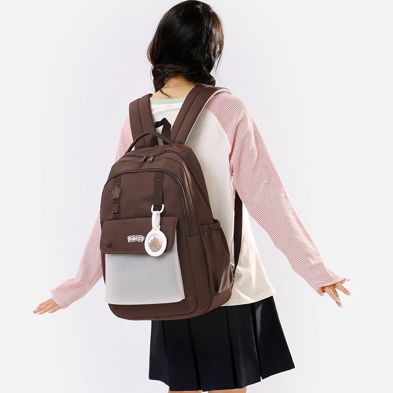Women's Large Capacity Backpack Junior Senior High School Student Schoolbag Outdoor Travel Backpack