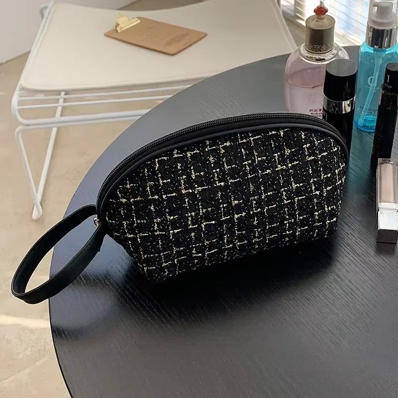 New Plaid Lipstick Money Mobile Phone Storage Bags Gird Makeup Bag Carry-on Fashion Bag Travel Washing Bag Cosmetic Bags