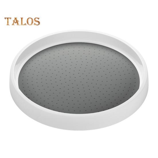 Lazy Susan Turntable Organizer Spice Holder 360-Degree Rotatable Large Capacity Non-Slip Base Design Storage Holder