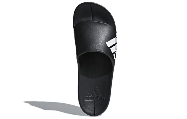 Adidas Aqualette Cloudfoam Slippers 'Black White' CM7928