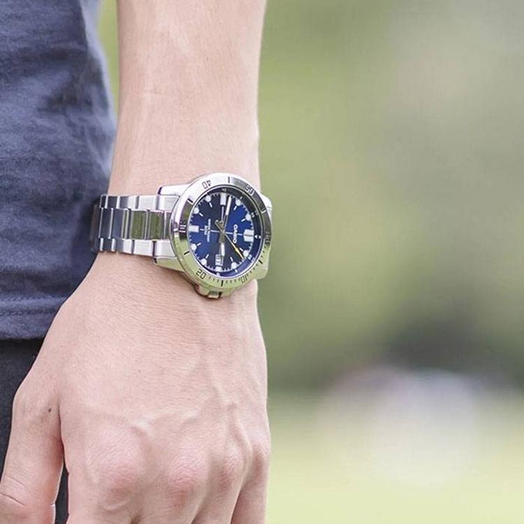 Casio Standard Series Swordfish Divers Ocean Heart Business Steel Band Quartz Movement Men Watches Blue MTP-VD01D-2EV