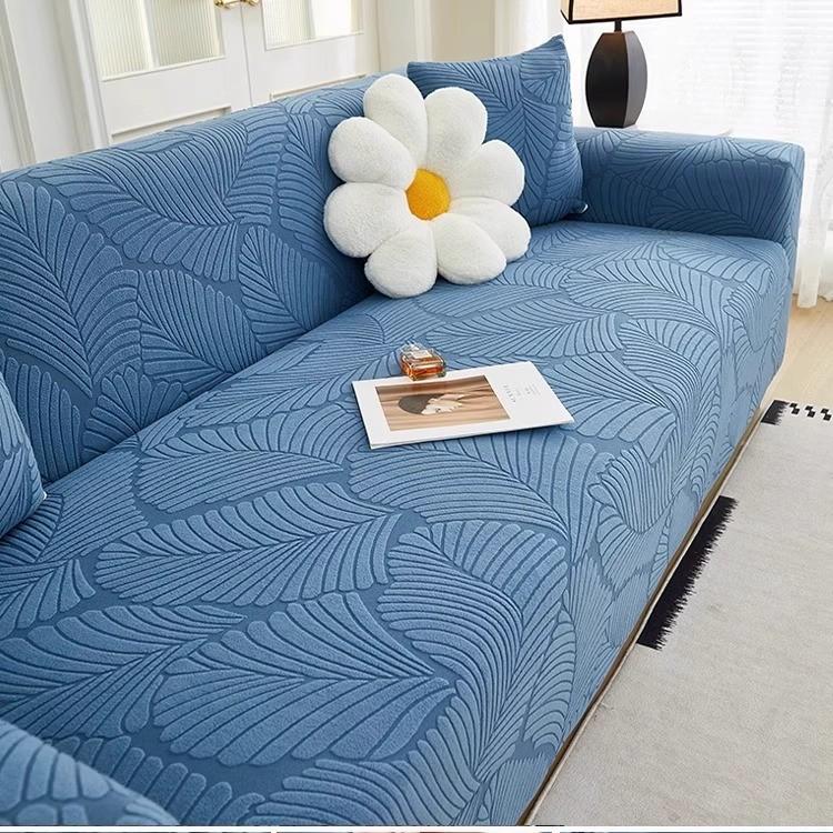 Anti Cat Scratch Elastic Protective Cover All Inclusive Universal Cover  All Purpose Lazy Three Person Sofa Cover New Straight Line Cover Fabric