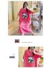 Women's Plus Size Summer Cartoon Nightdress – Lightweight, Round Neck, Short Sleeves, Mid-Length