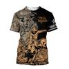 Bull Riding Sports Men's T-Shirt 3D Print Graphic Short Sleeve Round Neck T Shirts Fashion Casual 2024 Unique Design Tee Shirts