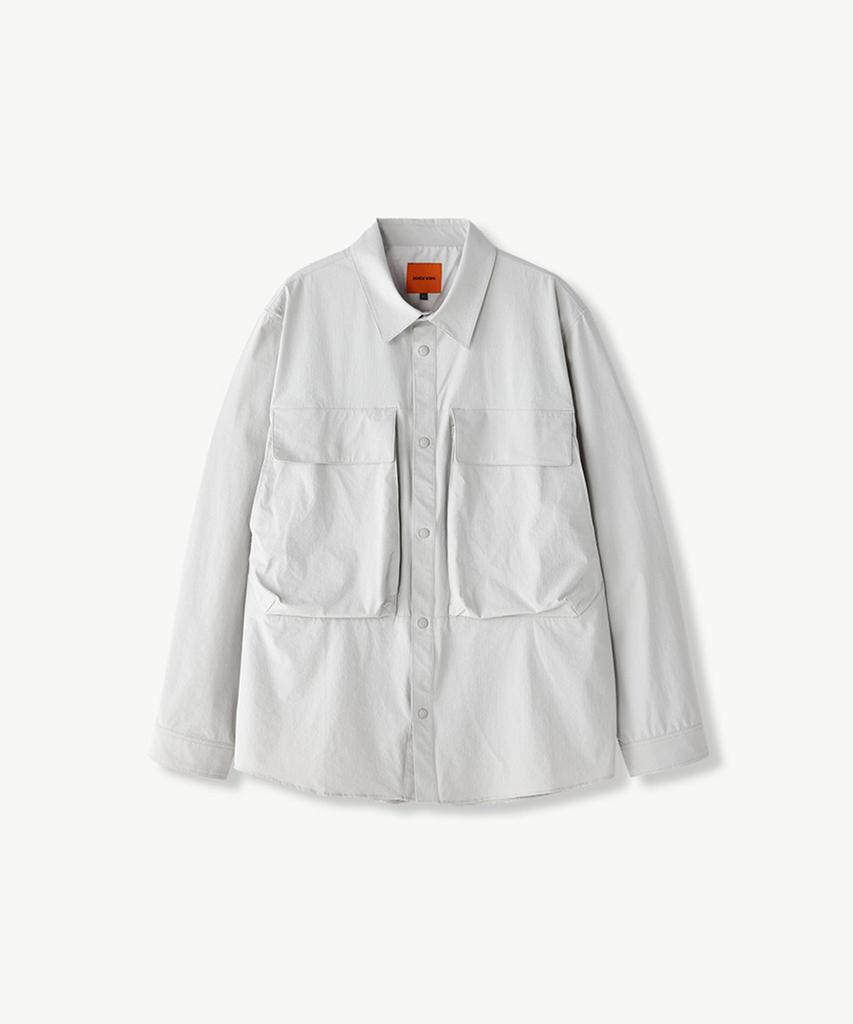 Stco [Rnw] Ripstop Shacket Jumper Light Gray (Semi-Oversized Fit)_Swjva02Ns0