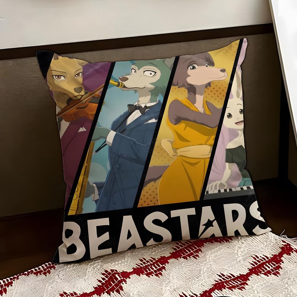 Cartoon BEASTARS Cushion Cover Reversible Soft Durable Pillow Cover Home  Car MultiScene Use for Daily Comfort