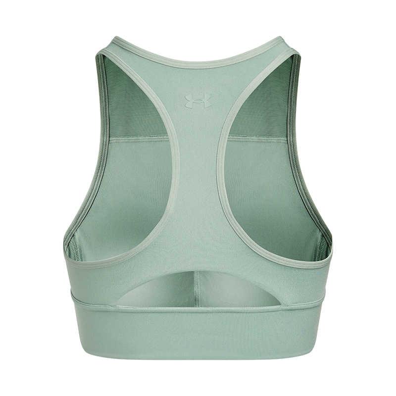 Under Armour Meridian Womens Training Soft Series Comfortable Fashionable Versatile Sports Bra Women underwear Lime-Green 6000361-348