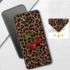 Funda Phone Cover Case for Xiaomi Poco F8 C61 C75 C50 F1 F3 M5 X3 X4 X5 X7 Pro C71 M3 M4 M7 Pro Leopard Cherry