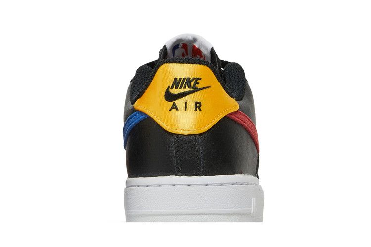 Kids' Sneakers Nike Air Force 1 LV8 EMB NBA WNBA (GS) Black/Washed Teal/Court Purple/Gym Red