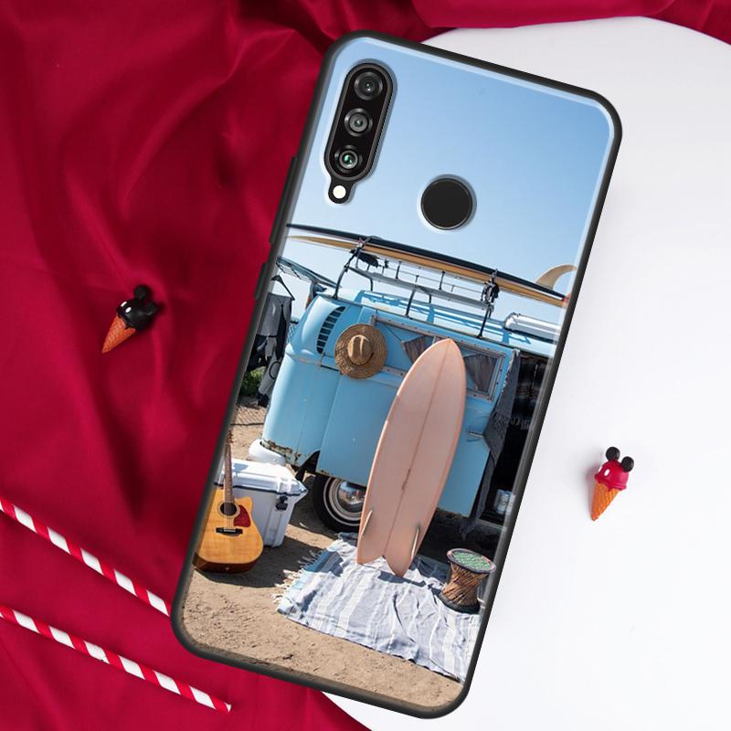 Surfing Wave For Huawei Nova 12i 11i 8i 12s 9 10 SE Y90 Y60 Y70 Y72 Y61 Y91 P20 P40 P30 Lite P60 Pro Case
