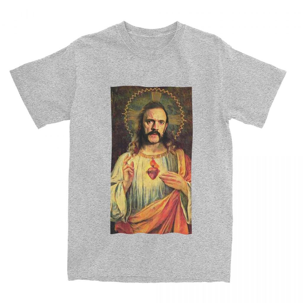 Maglietta Merch di Saint Lemmy Uomo Donna Divertente Cotone Puro Vestiti Estivi