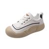 Spring and Autumn Retro Thick Baseplate Shoes Soft Leather Big Head Ugly Cute Casual Round Head Soft Sole Soft Surface Niche Original Single Shoes Wom