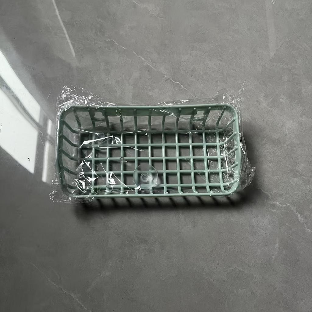 2pcs Simple Sink Drain Basket Kitchen Storage Rack with Suction Cup Bathroom Shelf Home Decoration Organizer Kitchen Gadgets