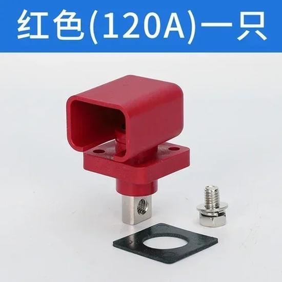 500A Square Copper Lithium Battery Energy Storage Terminal Connector 120/200/300A Wall Penetrating Screw Type Terminals Block