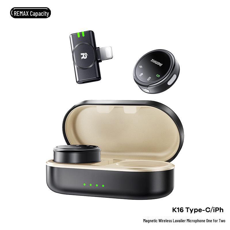 Remax Wireless Noise-Reduction Microphone for Outdoor Live Broadcasts and Interviews