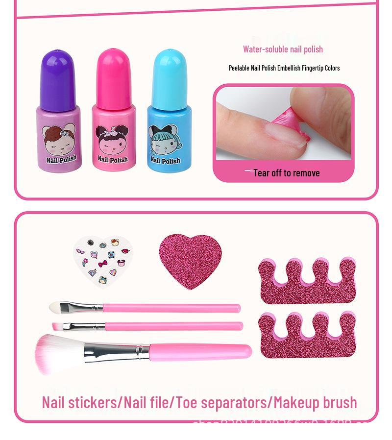 Kids' Princess Makeup Suitcase - Girls' Performance & Birthday Gift