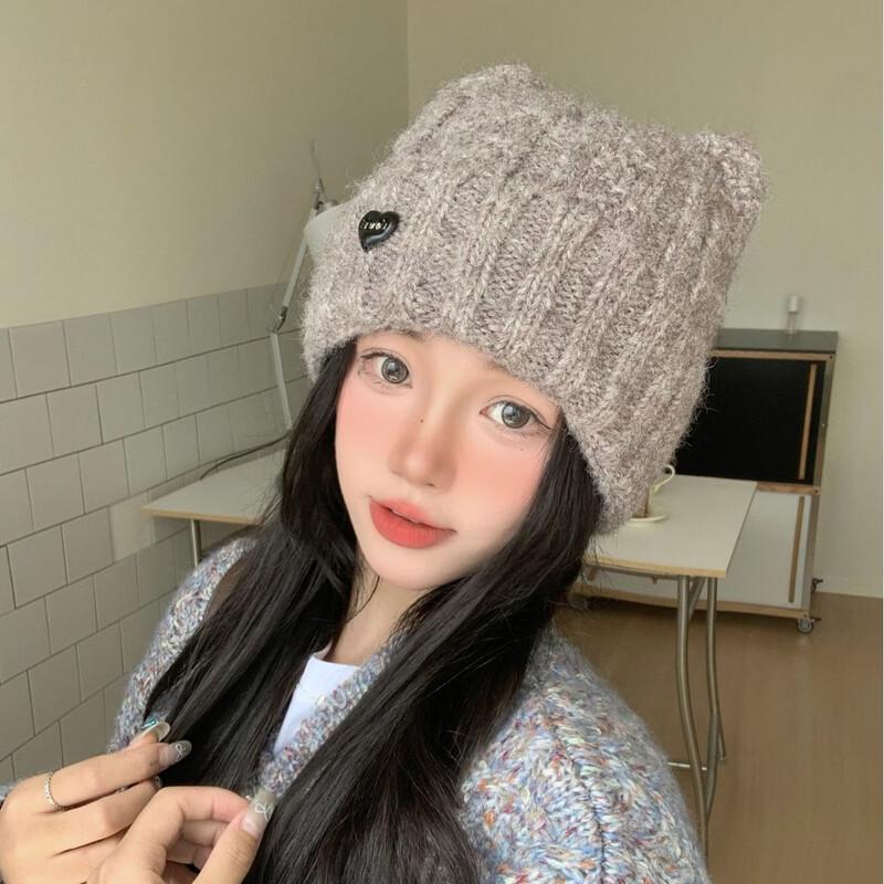 Warm Knitted Beanie with Ear Protection